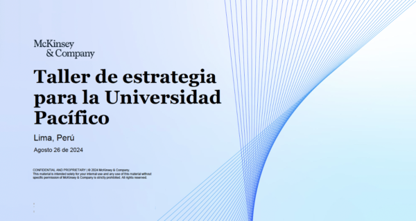 McKinsey «Taller Estrategia»